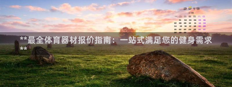 极悦官网首页登录入口网站：**最全体育器材报价指南：