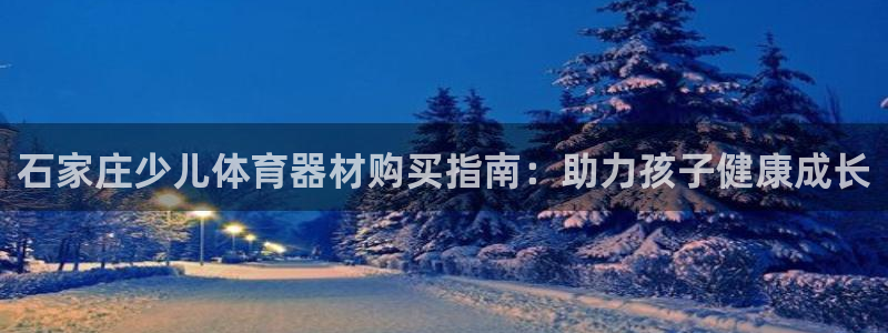 极悦官网首页登录入口：石家庄少儿体育器材购买指南：助