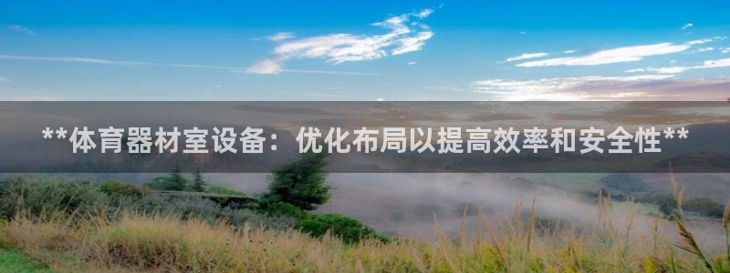 极悦平台官网登录网址查询：**体育器材室设备：优化布