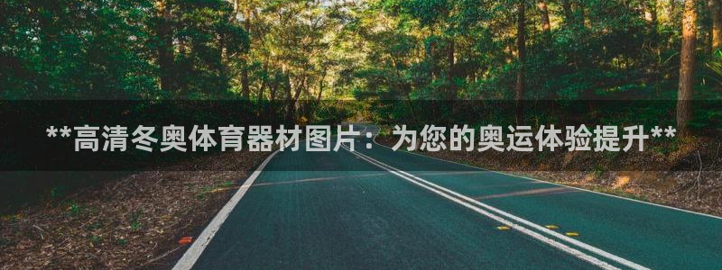 极悦娱乐股东：**高清冬奥体育器材图片：为您的奥运体