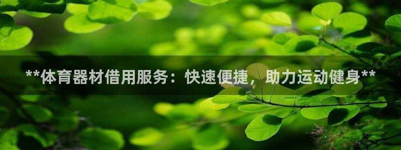 极悦平台股东是谁：**体育器材借用服务：快速便捷，助