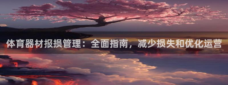 极悦生活家是什么平台的产品：体育器材报损管理：全面指南，减少