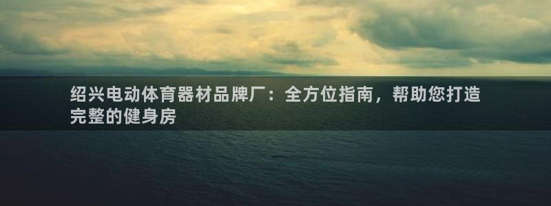 极悦平台很7O777：绍兴电动体育器材品牌厂：全方位