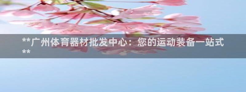 极悦官方网站入口：**广州体育器材批发中心：您的运动