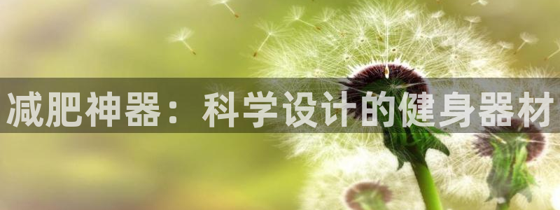 极悦平台注册官网：减肥神器：科学设计的健身器材